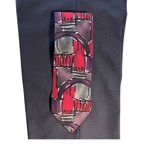 J. Garcia Necktie Paris in Rain Art to Wear Abstract Colorful Tie